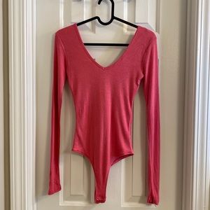 Superdry ribbed low back bodysuit - sz4